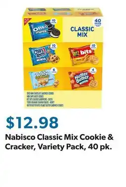 Sam's Club Nabisco Classic Mix Cookie & Cracker, Variety Pack, 40 pk offer