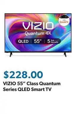 Sam's Club VIZIO 55 Class Quantum Series QLED Smart TV offer