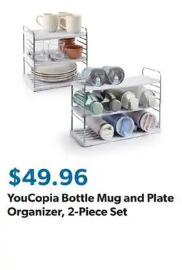Sam's Club YouCopia Bottle Mug and Plate Organizer, 2-Piece Set offer