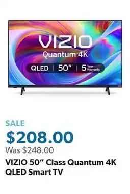 Sam's Club VIZIO 50 Class Quantum 4K QLED Smart TV offer