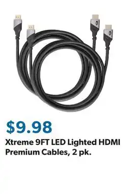 Sam's Club Xtreme 9FT LED Lighted HDMI Premium Cables, 2 pk offer