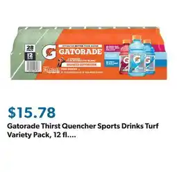 Sam's Club Gatorade Thirst Quencher Sports Drinks Turf Variety Pack, 12 fl. oz., 28 pk offer