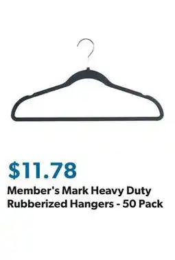 Sam's Club Member's Mark Heavy Duty Rubberized Hangers offer
