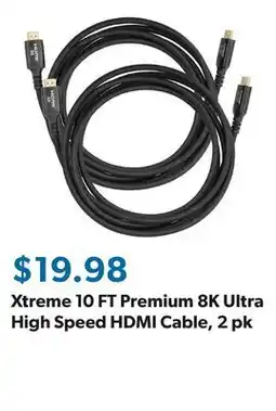 Sam's Club Xtreme 10 FT Premium 8K Ultra High Speed HDMI Cable offer