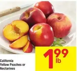 Albertsons California Yellow Peaches or Nectarines offer