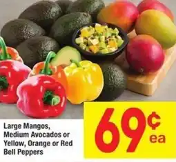 Albertsons Large Mangos, Medium Avocados or Yellow, Orange or Red offer