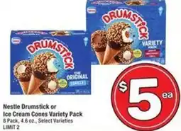 Albertsons Nestle Drumstick or Ice Cream Cones offer