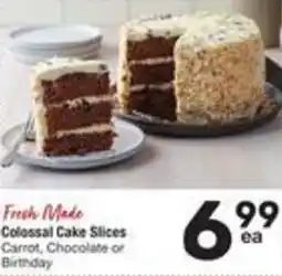 Albertsons Colossal Cake Slices offer