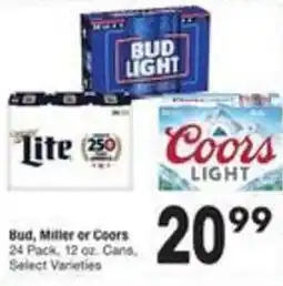 Albertsons Bud, Miller or Coors offer