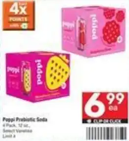 Albertsons Poppi Prebiotic Soda offer
