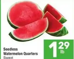 Albertsons Seedless Watermelon Quarters Sweet offer