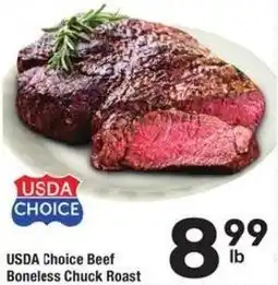 Albertsons USDA Choice Beef Boneless Chuck Roast offer