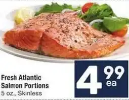 Albertsons Fresh Atlantic Salmon Portions offer