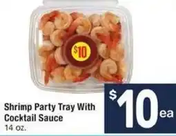 Albertsons Shrimp Party Tray With Cocktail Sauce offer