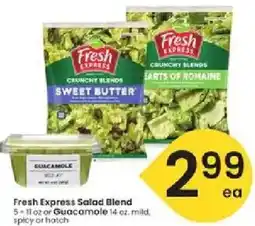 Albertsons Fresh Express Salad Blend offer