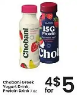 Albertsons Chobani Greek Yogurt Drink, Protein Drink offer