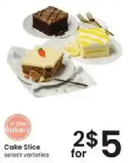 Albertsons Cake Slice offer