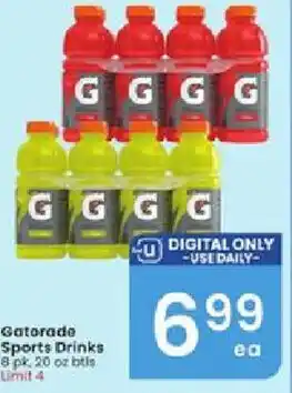Albertsons Gatorade Sports Drinks offer