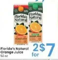 Albertsons Florida's Natural Orange Juice offer