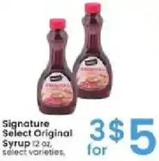 Albertsons Signature Select Original Syrup offer