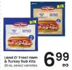 Albertsons Land O' Frost Ham & Turkey Sub Kits offer