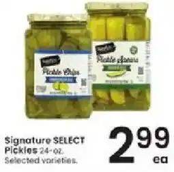 Albertsons Signature SELECT Pickles offer