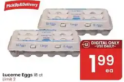 Albertsons Lucerne Eggs offer