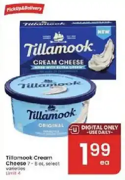 Albertsons Tillamook Cream Cheese offer