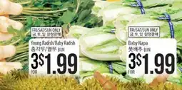 Hmart Young Radish/Baby Radish, Baby Napa offer