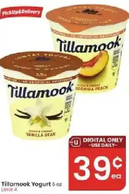 Albertsons Tillamook Yogurt offer
