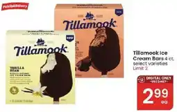 Albertsons Tillamook Ice Cream Bars offer