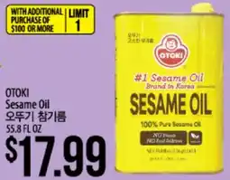 Hmart OTOKI Sesame Oil offer