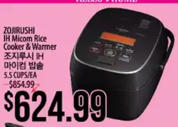 Hmart ZOJIRUSHI IH Micom Rice Cooker & Warmer offer