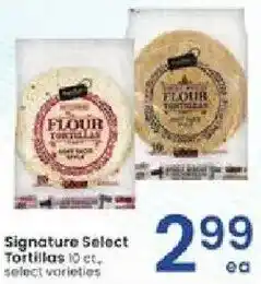 Albertsons Signature Select Tortillas offer