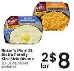 Albertsons Reser's Main St. Bistro Family Size Side Dishes offer