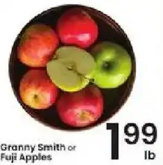 Albertsons Granny Smith or Fuji Apples offer