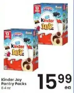 Albertsons Kinder Joy Pantry Packs offer