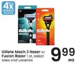 Albertsons Gillete Mach 3 Razor or Fusion Razor offer