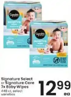 Albertsons Signature Select or Signature Care 7x Boby Wipes offer