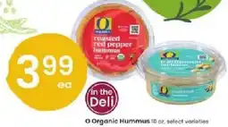 Albertsons Organic Hummus offer