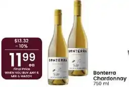Albertsons Bonterra Chardonnay offer