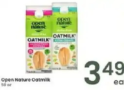 Albertsons Open Nature Oatmilk offer