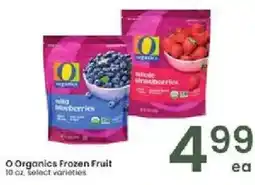 Albertsons O Organics Frozen Fruit offer