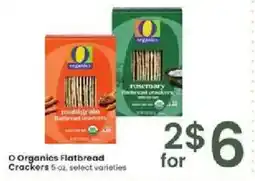 Albertsons O Organics Flatbread Crackers offer