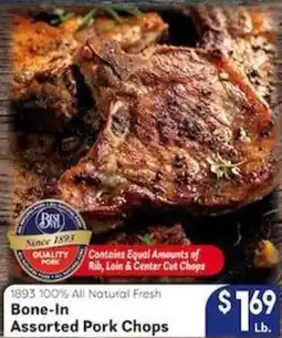 Caledonia Marketplace Bone-In Assorted Pork Chops offer