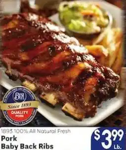 Caledonia Marketplace Pork Baby Back Ribs offer