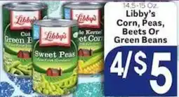 Caledonia Marketplace Libby's Corn, Peas, Beets Or Green Beans offer