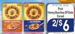 Caledonia Marketplace Post Honey Bunches Of Oats Cereal offer