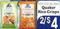 Caledonia Marketplace Quaker Rice Crisps offer