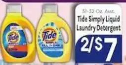 Caledonia Marketplace Tide Simply Liquid Laundry Detergent offer